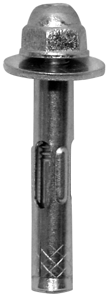 Steel Sleeve Anchor Bolts - Acorn Nut - 1/4 x 2-1/4